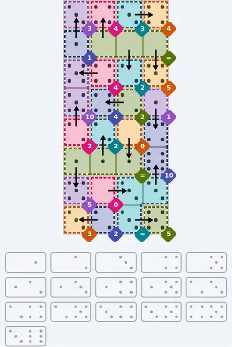 NYT Pips July 30, 2026 hard puzzle full solution grid showing final answer with hints