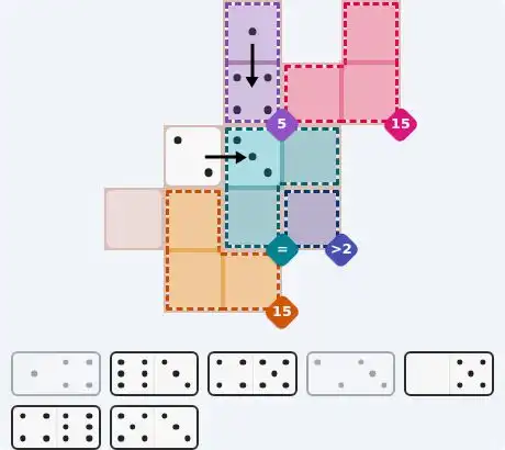 Pips hint for July 30, 2026 – medium level puzzle grid highlighting important moves and hints
