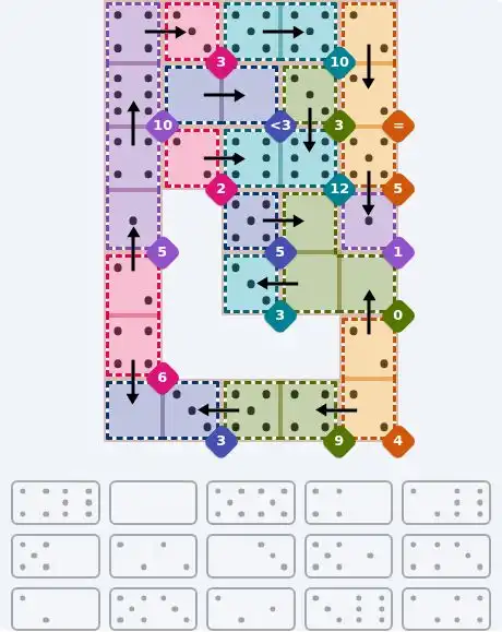 NYT Pips July 31, 2026 hard puzzle full solution grid showing final answer with hints