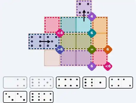 Pips hint for July 31, 2026 – medium level puzzle grid highlighting important moves and hints