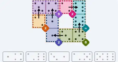 NYT Pips July 5, 2026 easy puzzle full solution grid with all hints completed