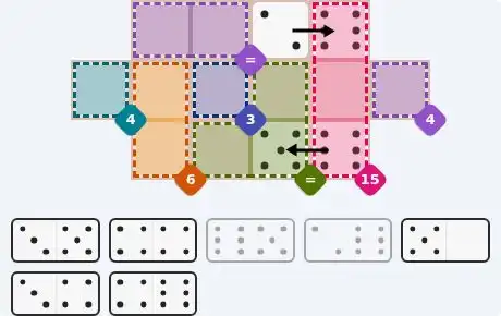 Pips hint for July 6, 2026 – medium level puzzle grid highlighting important moves and hints