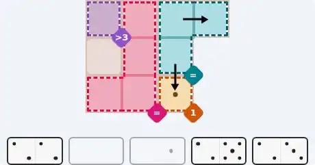 Pips hint for July 7, 2026 – easy level puzzle grid showing key first steps and strategy