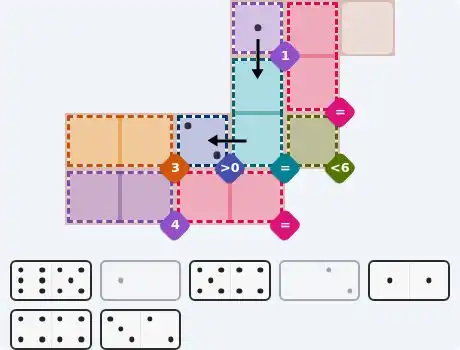 Pips hint for July 7, 2026 – medium level puzzle grid highlighting important moves and hints