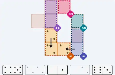 Pips hint for July 8, 2026 – easy level puzzle grid showing key first steps and strategy
