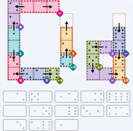 NYT Pips July 8, 2026 hard puzzle full solution grid showing final answer with hints