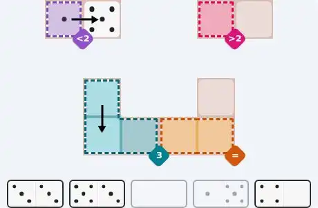 Pips hint for August 10, 2026 – easy level puzzle grid showing key first steps and strategy