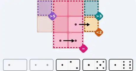 Pips hint for August 11, 2026 – easy level puzzle grid showing key first steps and strategy