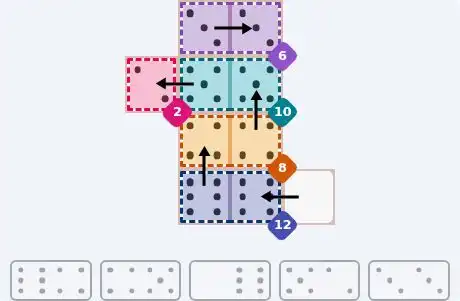NYT Pips August 16, 2026 easy puzzle full solution grid with all hints completed