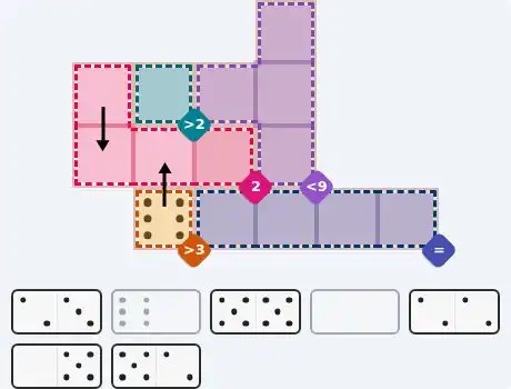 Pips hint for August 17, 2026 – medium level puzzle grid highlighting important moves and hints