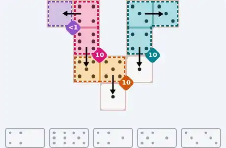 NYT Pips August 20, 2026 easy puzzle full solution grid with all hints completed