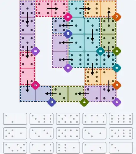 NYT Pips August 27, 2026 hard puzzle full solution grid showing final answer with hints