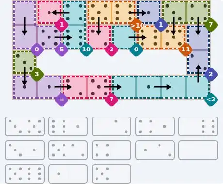 NYT Pips August 28, 2026 hard puzzle full solution grid showing final answer with hints