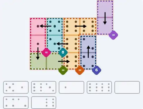 NYT Pips August 29, 2026 medium puzzle full solution grid with completed hints