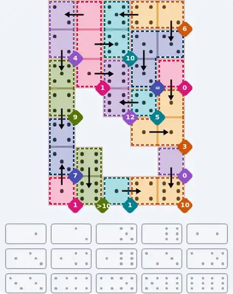NYT Pips August 3, 2026 hard puzzle full solution grid showing final answer with hints