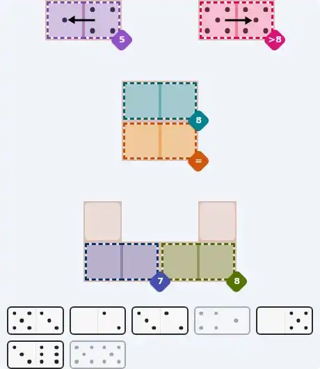 Pips hint for August 3, 2026 – medium level puzzle grid highlighting important moves and hints