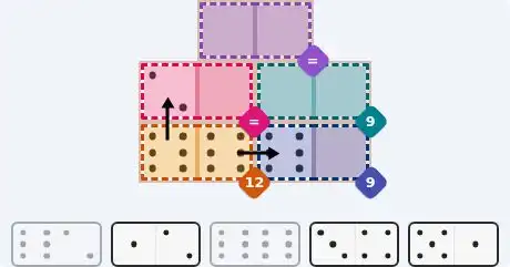 Pips hint for August 30, 2026 – easy level puzzle grid showing key first steps and strategy