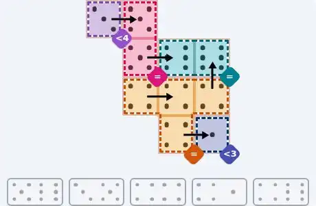 NYT Pips August 31, 2026 easy puzzle full solution grid with all hints completed
