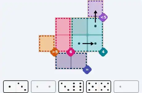 Pips hint for August 4, 2026 – easy level puzzle grid showing key first steps and strategy