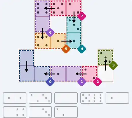 NYT Pips August 4, 2026 medium puzzle full solution grid with completed hints