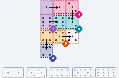NYT Pips August 6, 2026 easy puzzle full solution grid with all hints completed