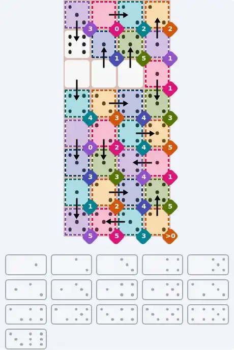 NYT Pips August 7, 2026 hard puzzle full solution grid showing final answer with hints