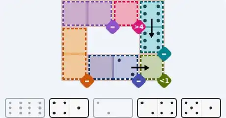 Pips hint for August 9, 2026 – easy level puzzle grid showing key first steps and strategy