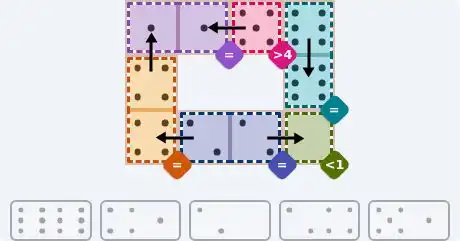 NYT Pips August 9, 2026 easy puzzle full solution grid with all hints completed