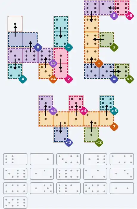 NYT Pips August 9, 2026 hard puzzle full solution grid showing final answer with hints