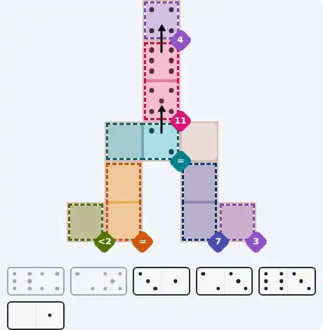 Pips hint for Sept 1, 2026 – easy level puzzle grid showing key first steps and strategy