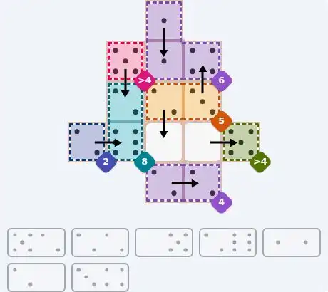 NYT Pips Sept 1, 2026 medium puzzle full solution grid with completed hints
