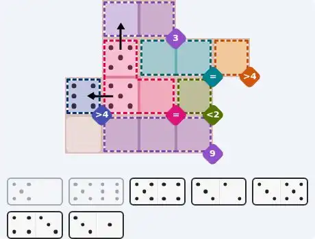 Pips hint for Sept 2, 2026 – medium level puzzle grid highlighting important moves and hints
