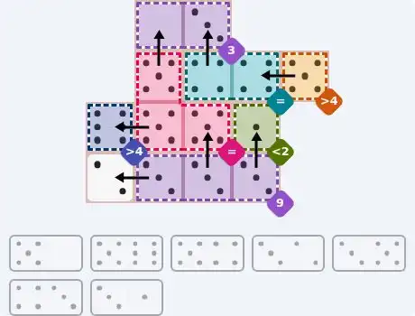 NYT Pips Sept 2, 2026 medium puzzle full solution grid with completed hints