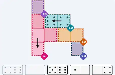 Pips hint for October 1, 2026 – easy level puzzle grid showing key first steps and strategy