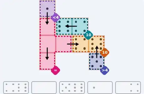 NYT Pips October 1, 2026 easy puzzle full solution grid with all hints completed