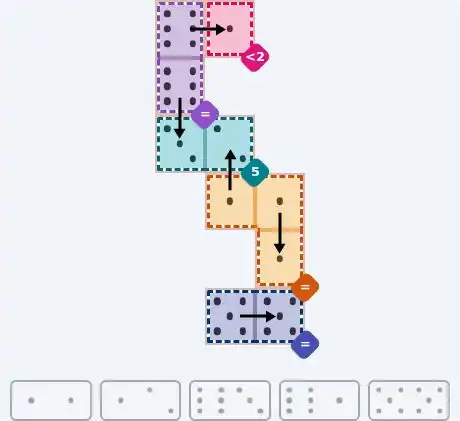 NYT Pips October 2, 2026 easy puzzle full solution grid with all hints completed