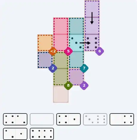 Pips hint for Sept 14, 2026 – medium level puzzle grid highlighting important moves and hints