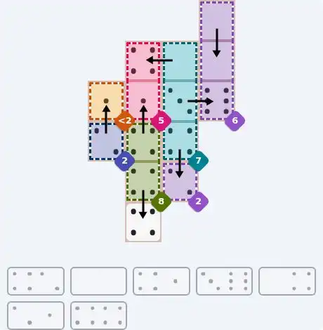 NYT Pips Sept 14, 2026 medium puzzle full solution grid with completed hints