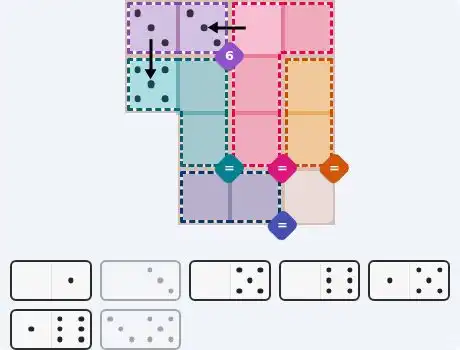 Pips hint for Sept 15, 2026 – medium level puzzle grid highlighting important moves and hints