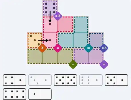 Pips hint for Sept 16, 2026 – medium level puzzle grid highlighting important moves and hints