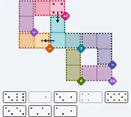 Pips hint for Sept 19, 2026 – medium level puzzle grid highlighting important moves and hints
