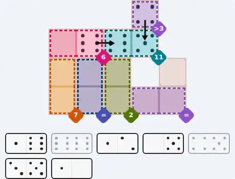 Pips hint for Sept 22, 2026 – medium level puzzle grid highlighting important moves and hints