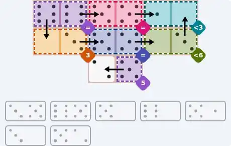 NYT Pips Sept 23, 2026 medium puzzle full solution grid with completed hints
