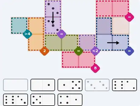 Pips hint for Sept 24, 2026 – medium level puzzle grid highlighting important moves and hints