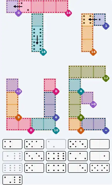 Pips hint for Sept 25, 2026 – hard level puzzle grid with critical first placements and strategy