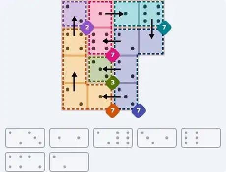 NYT Pips Sept 25, 2026 medium puzzle full solution grid with completed hints