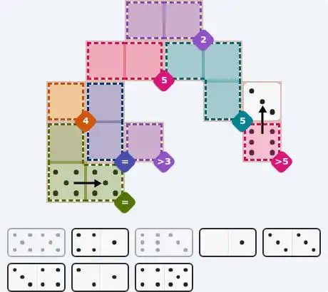 Pips hint for Sept 26, 2026 – medium level puzzle grid highlighting important moves and hints