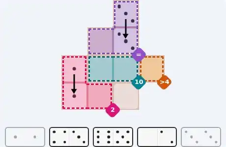 Pips hint for Sept 27, 2026 – easy level puzzle grid showing key first steps and strategy