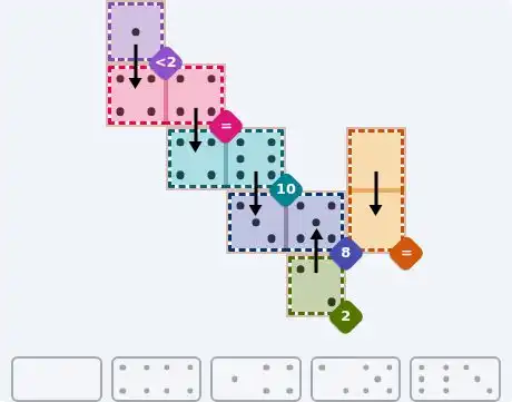 NYT Pips Sept 28, 2026 easy puzzle full solution grid with all hints completed