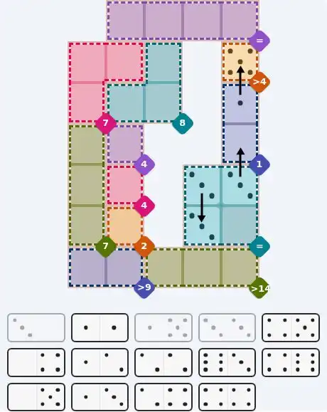 Pips hint for Sept 28, 2026 – hard level puzzle grid with critical first placements and strategy